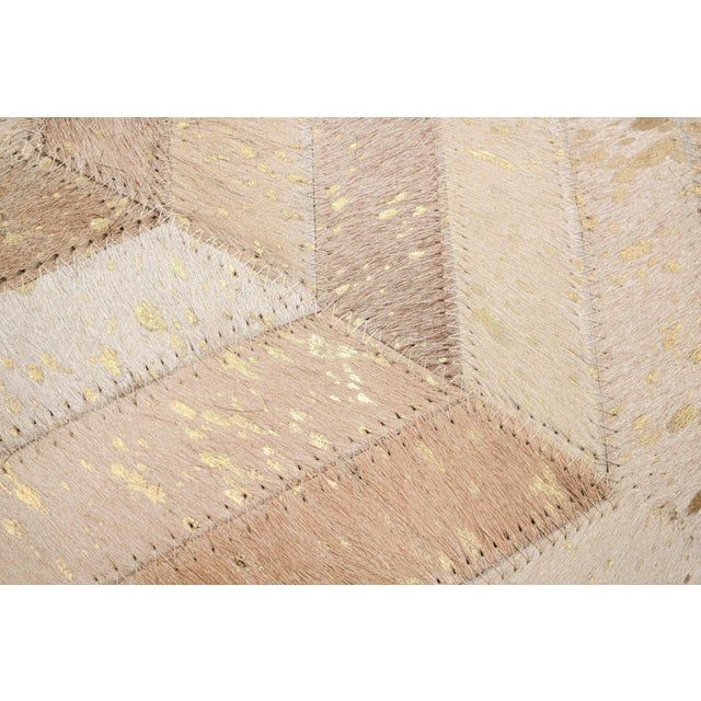 2020s Canvello Genuine Cowhide Leather Decorative Throw Pillow With Feather Down Insert Included For Sale - Image 5 of 6