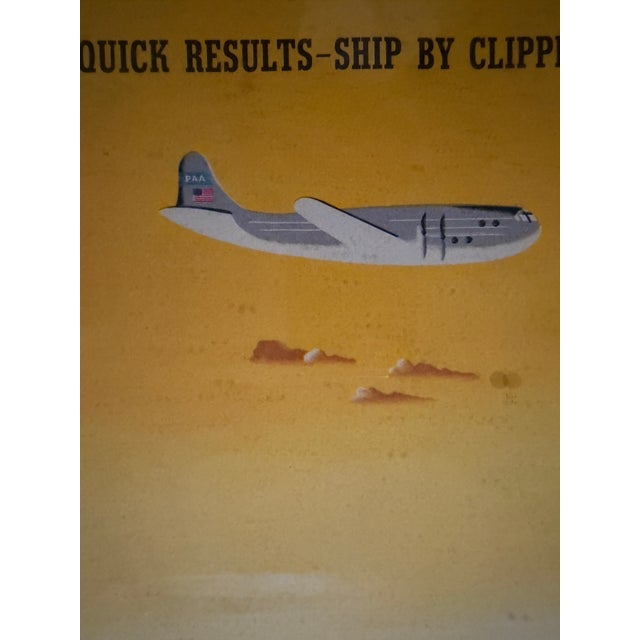 Pan American Airways - Ship by Clipper Cargo, Vintage Advertising Poster For Sale In Washington DC - Image 6 of 7