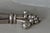 Metal French Art Deco Nickeled Bronze & Tulip Glass Wall Sconces by Muller Freres 1930s - A Pair For Sale - Image 7 of 11