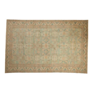 Vintage Distressed Sparta Carpet - 6'4" x 9'7" For Sale