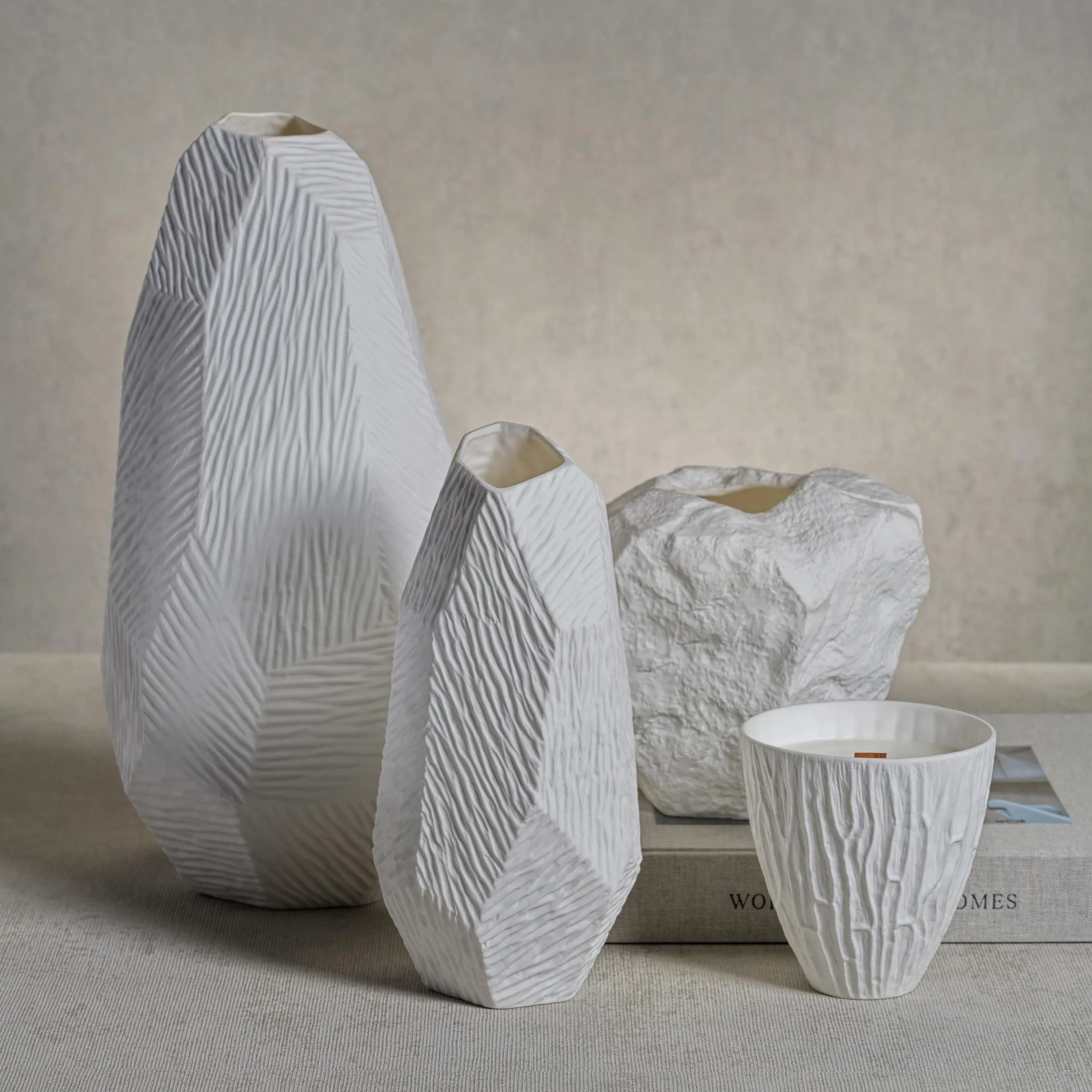 Vase Fremont Faceted - Thumbnail 3