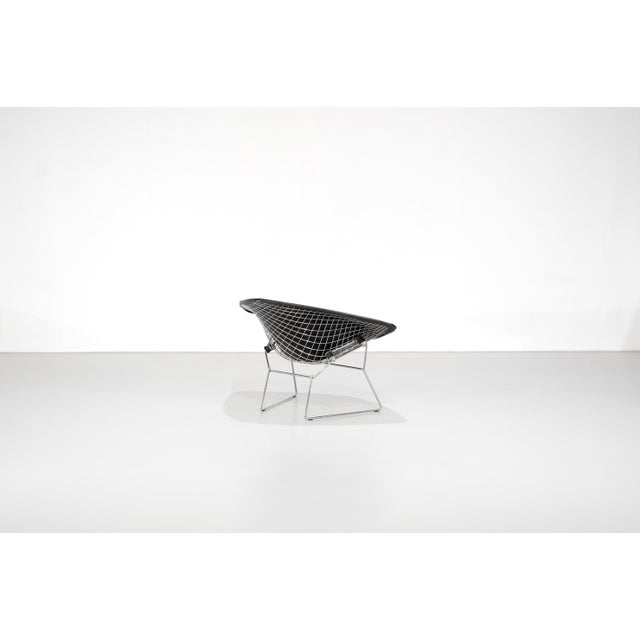 Black Large Diamond Chair by Harry Bertoia for Knoll, USA, 1952 For Sale - Image 8 of 18
