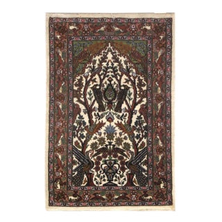 21st Century Vintage Pasargad Fine Indo Tabriz Rug - 2'5" X 3'10" For Sale