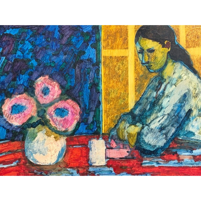 Portrait of a Lady Original American Oil on Canvas, artist signed and dated 1961. Large size capable of capturing an...
