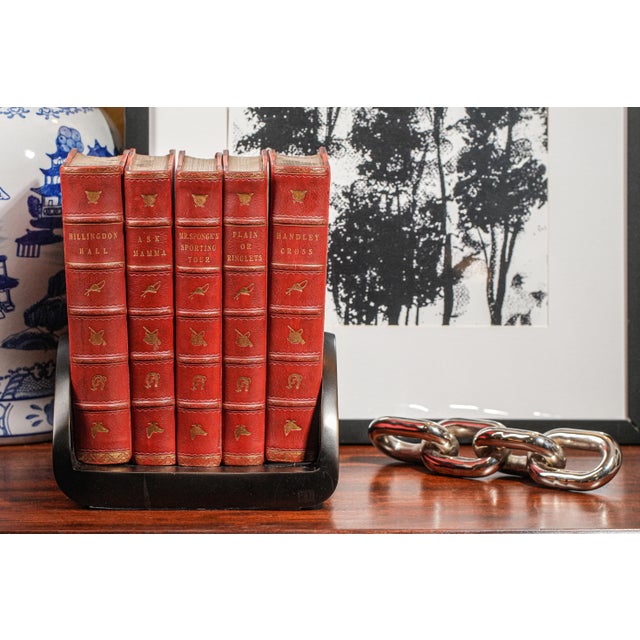 Modern Modern Luxury Clean Lines Ralph Lauren Home Solid Metal Bookends For Sale - Image 3 of 13