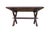 Brown Antique French Oak Refectory Trestle Dining Table, 1900s For Sale - Image 8 of 14