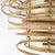 Vintage Rattan and Fabric Pendant Light For Sale - Image 5 of 11