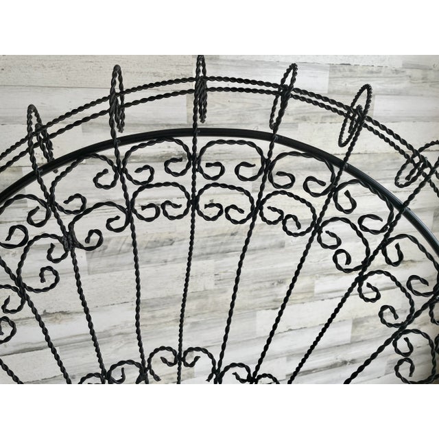 Peacock Iron Patio Chairs For Sale - Image 9 of 11