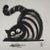 Laszlo Tibay, The Cat's Eyes, Ink and Wash For Sale