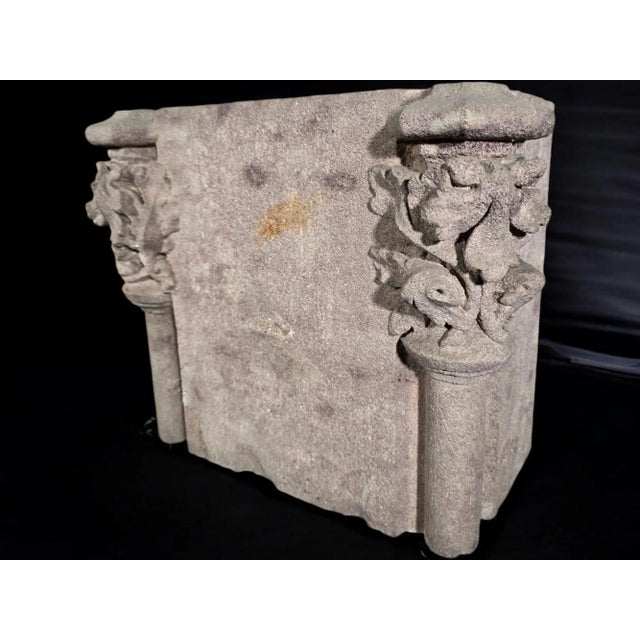 Mid 18th Century Antique Gothic Capital, 1750 For Sale - Image 5 of 12