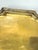 Vintage Square Brass Tray With Scalloped Corners For Sale - Image 4 of 12