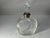 Early 20th Century Sterling Silver Cut Crystal Perfume Bottle: Acorn Stopper, Ribbed Design For Sale - Image 5 of 10