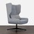 This NaughtOne lounge chair features a modern high-back design with comfortable armrests and a supportive headrest....