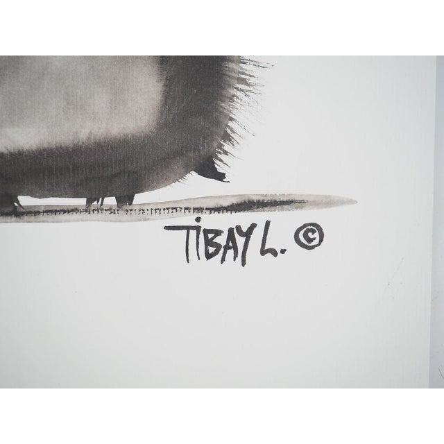 Laszlo Tibay, L'hérisson, Ink & Wash Drawing For Sale - Image 5 of 6