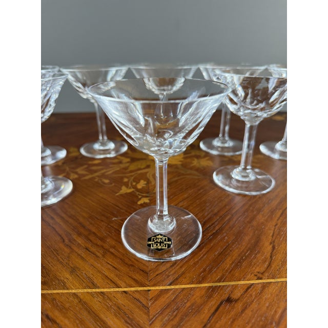 Glass Crystal Glasses from Saint Louis, Set of 54 For Sale - Image 7 of 9