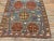 1900s Sky Blue Medallion Tribal Hand Knotted Antique Caucasian Moghan Rug 4'2" X 4'4" Wool Carpet For Sale - Image 9 of 9