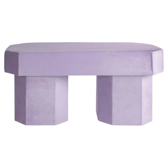 Viva Purple Bench by Houtique For Sale - Image 11 of 11