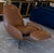 Hlynur Atlason for Design Within Reach Vala Sienna Leather Swivel Recliners, Pair For Sale In San Francisco - Image 6 of 12