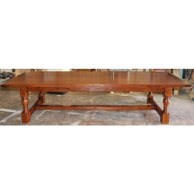 This library or banquet table is made from salvaged white oak. We have designed and built this table to capture the...