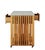 Brown Eclipse Outdoor Solid Teak Wood Kitchen Island For Sale - Image 8 of 10