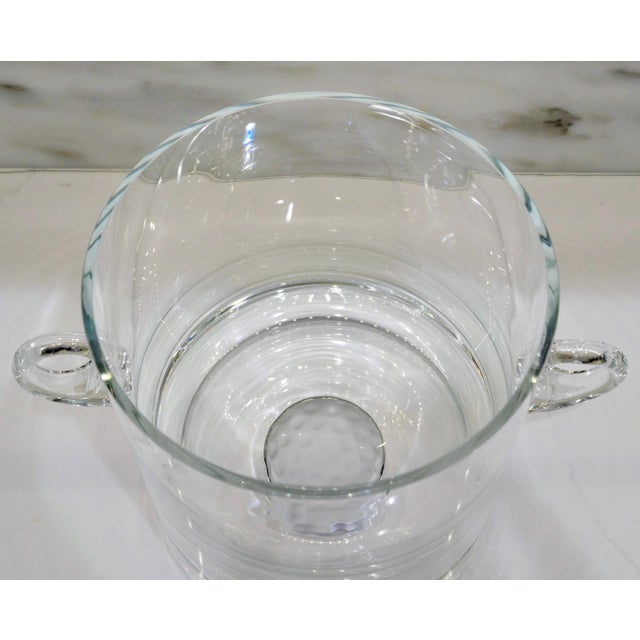 Late 20th Century Vintage Krosno Polish Glass Golf Ball Ice Bucket – Golf Barware / Wine Chiller For Sale - Image 5 of 10
