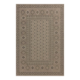 Chris Loves Julia x Loloi Providence Dove / Charcoal 2'-3" x 3'-9" Runner Rug For Sale