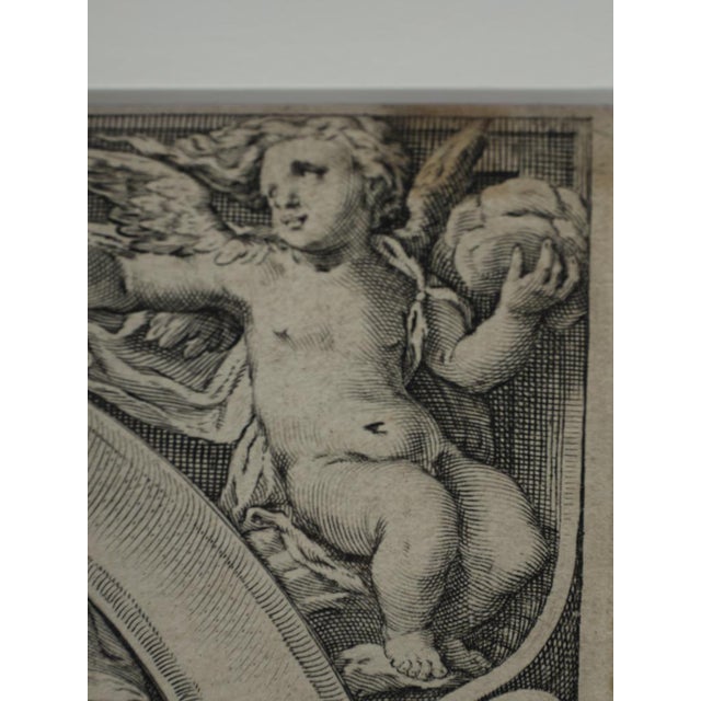17th Century Jan Pietersz Saenredam, Nude Venus & Cupid, 17th Century, Engraving, Framed For Sale - Image 5 of 18