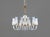 Art Deco Murano Glass Chandelier by Flavio Poli for Seguso Vetri d'Arte, 1950s For Sale - Image 6 of 14