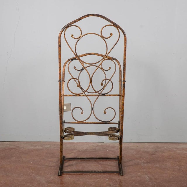 Display Stand in Wrought Iron For Sale - Image 13 of 18