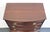 Wood Vintage Antique Solid Mahogany Traditional Duncan Phyfe Style 34" Bow Front Chest on Chest For Sale - Image 7 of 11
