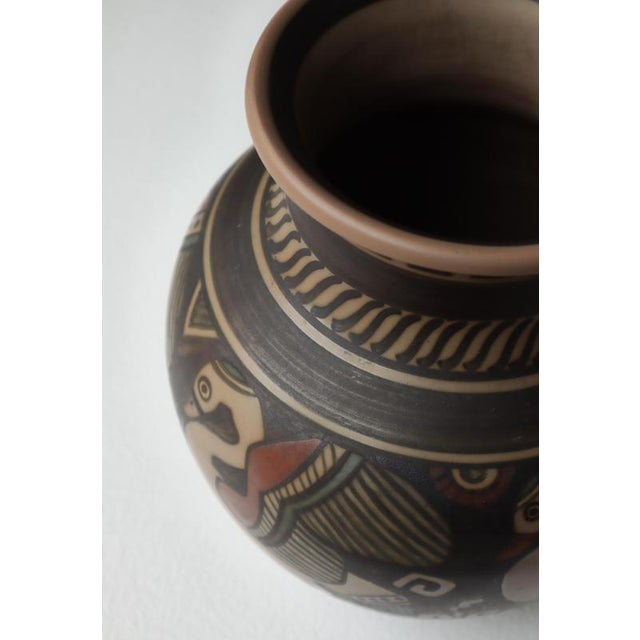 Art Nouveau Terracotta Vase by L. Hjorth, 1920s For Sale - Image 4 of 11