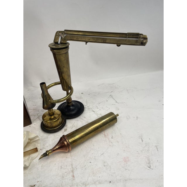 Antique Malligand Brass Ebulliometer, 1920s For Sale - Image 9 of 15