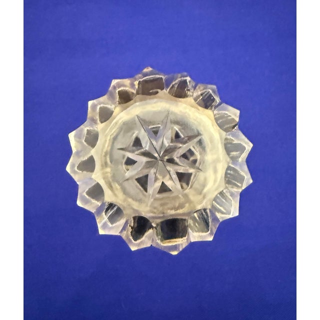 Victorian Cut Glass Dumbbell Form Paperweight, C. 1880-1900 For Sale - Image 11 of 11