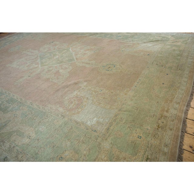 Vintage Distressed Oushak Carpet - 9'3" x 11'8" For Sale - Image 10 of 17