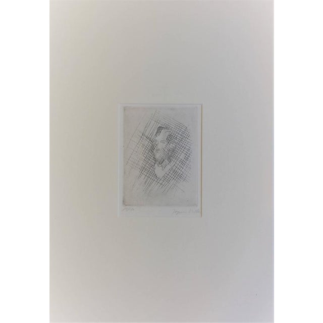 1970s Jacques Villon, Post-Impressionist Figure Etching, Signed, 1970s, Edition of 150, Etching For Sale - Image 5 of 5