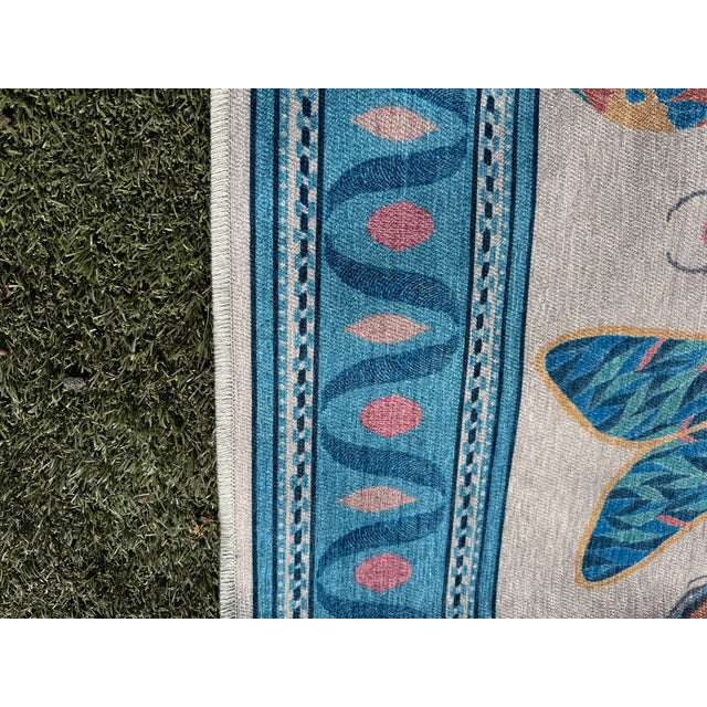 6ft X 9ft Iris Apfel for Ruggable Fluttby Area Rug For Sale - Image 10 of 11