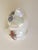Gorgeous hand painted and signed iridescent white cat by Fenton Art Glass Company, circa 1980s. This is the Fenton Art...