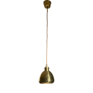 Golden Metal Lamps, 1980, Set of 2 For Sale