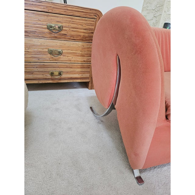 Pair of Vintage Virgola Chairs Attributed to Yaakov Kaufman for Arflex For Sale - Image 14 of 14