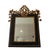 19c Italian Antique Giltwood and Black Mirror For Sale - Image 4 of 5