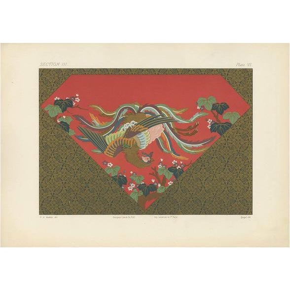 Late 19th Century G. Audsley, Japanese Tapestry, 1882, Paper For Sale - Image 5 of 5