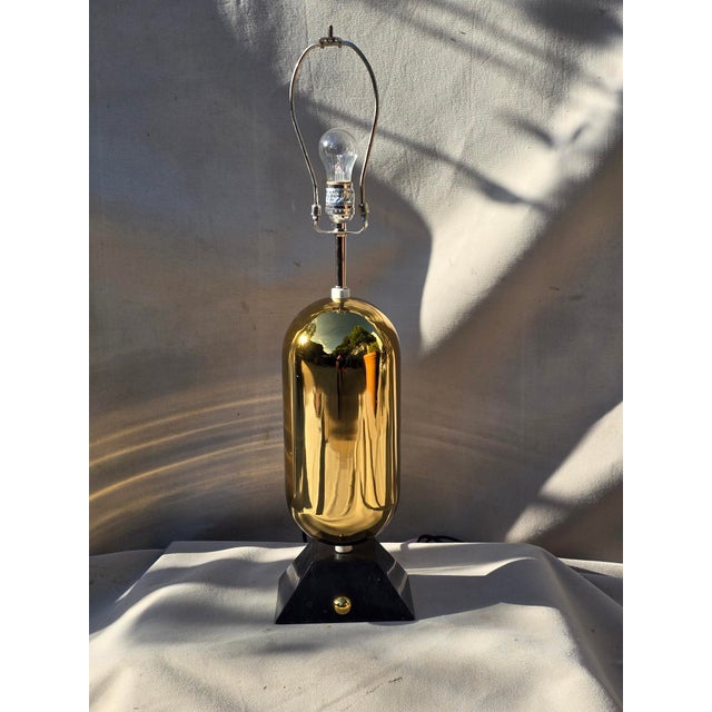Jonathan Adler Jonathan Adler Brass Lamp For Sale - Image 4 of 7