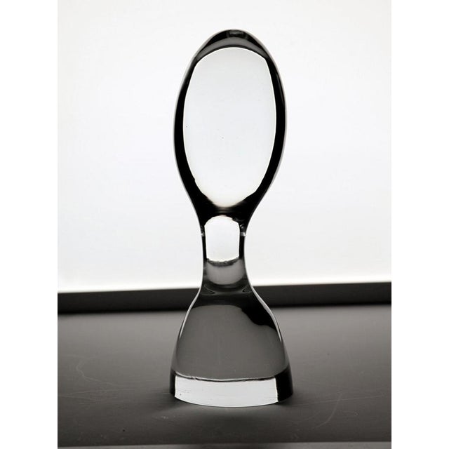 Abstract Bust Sculpture in Transparent Glass by Livio Seguso For Sale - Image 10 of 18