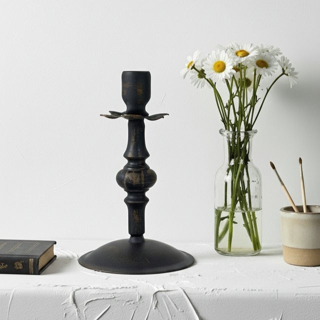 Botanical Beauty Meets Robust Craftsmanship: The Corolla Candlestick. Introduce a touch of enduring nature into your home...