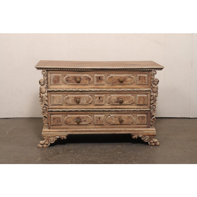 18th Century Italian Richly Carved Period Baroque Chest For Sale - Image 12 of 13