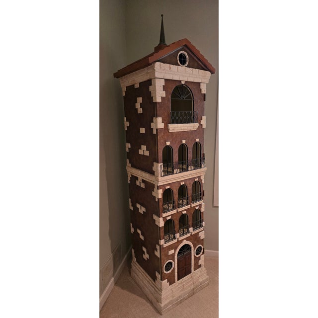 American Maitland Smith One of a Kind Doll House/ Storage Cabinet For Sale - Image 3 of 5
