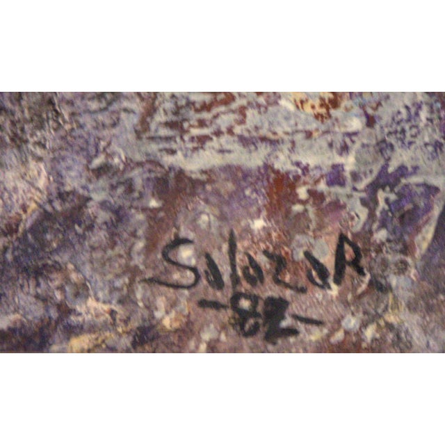 Mexican Communal Scene, José Salazar Ruiz Esparza, 1982 For Sale - Image 3 of 3