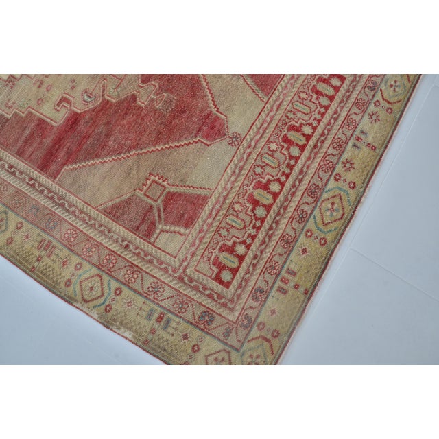 Turkish Oushak Vintage Area Carpet For Sale In Phoenix - Image 6 of 10