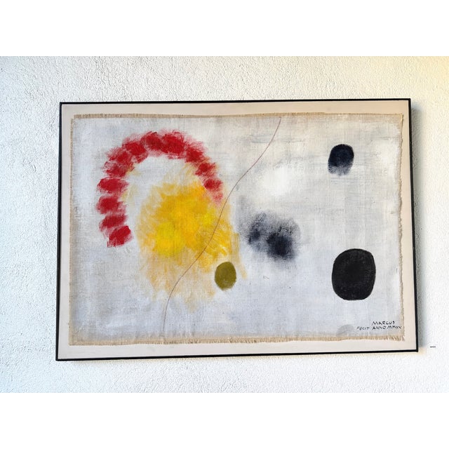 Marcus, Abstract Composition, 2015, Oil Painting on Canvas, Framed For Sale - Image 4 of 18