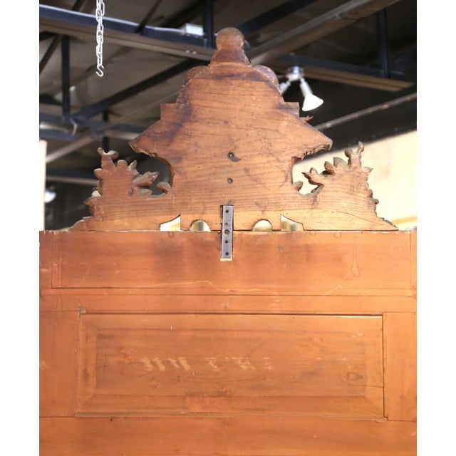 19th Century French Saint Hubert Carved Oak Hunt Buffet With Marble Top For Sale - Image 16 of 16